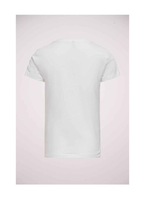 T-shirt blanc ONLY pour fille