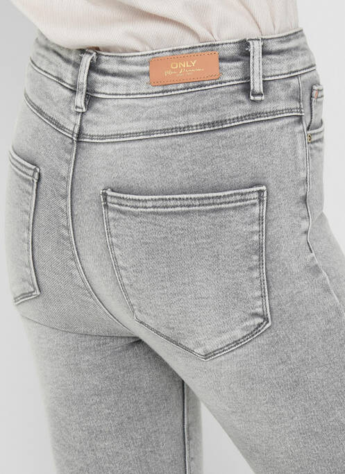Jeans skinny gris ONLY pour femme