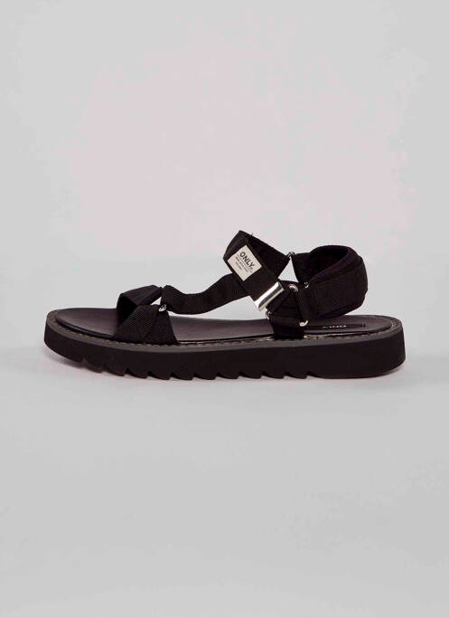Sandales/Nu pieds noir ONLY femme