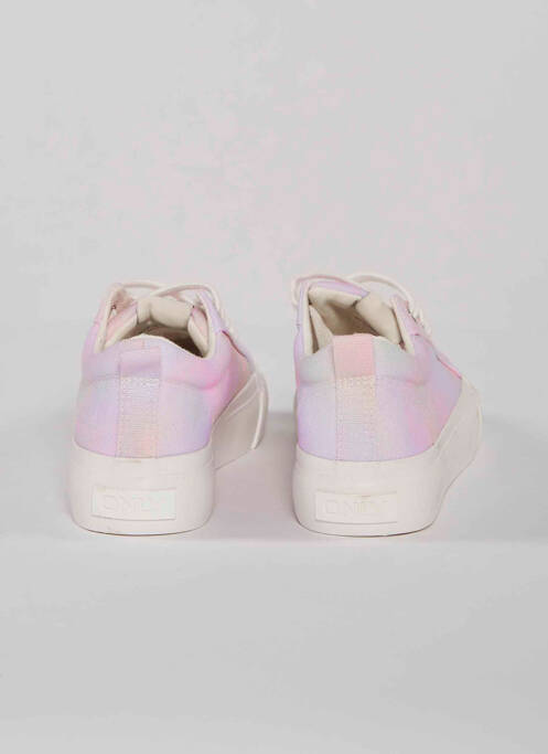 Baskets rose ONLY femme
