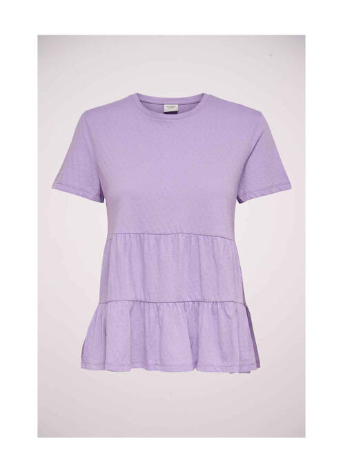 T-shirt violet JACQUELINE DE YONG pour femme
