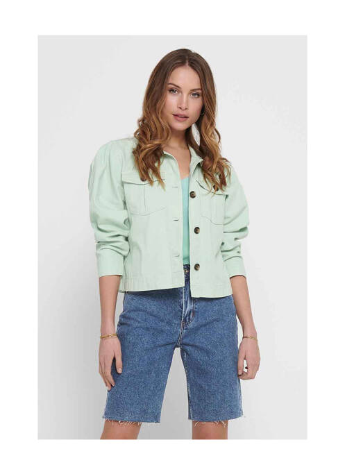 Veste casual vert ONLY pour femme