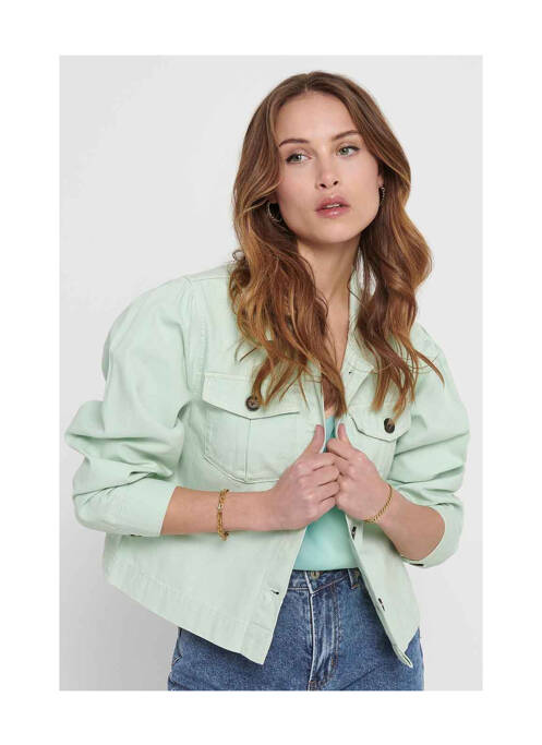 Veste casual vert ONLY pour femme