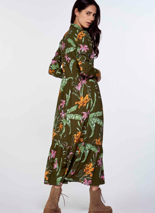 Robe longue vert ONLY femme