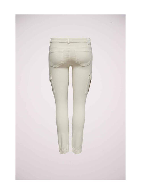 Pantalon cargo beige ONLY pour femme