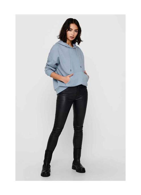 Sweat-shirt à capuche bleu ONLY pour femme