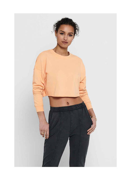 Sweat-shirt beige ONLY pour femme