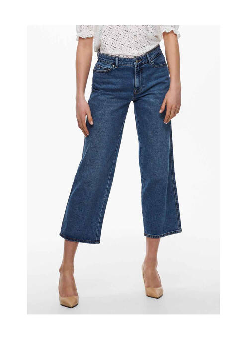 Jeans coupe large bleu ONLY pour femme