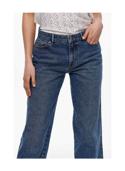 Jeans coupe large bleu ONLY pour femme