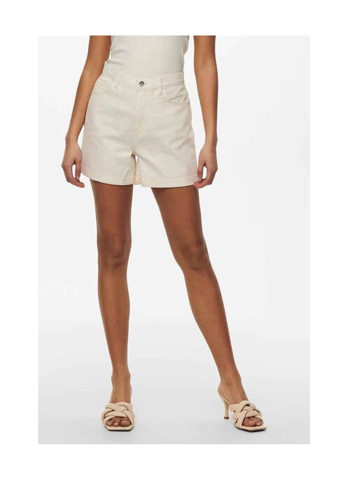 Short beige ONLY pour femme