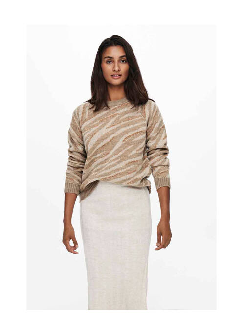 Pull marron ONLY pour femme