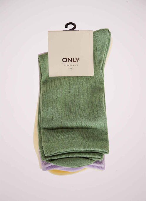 Chaussettes violet ONLY pour femme