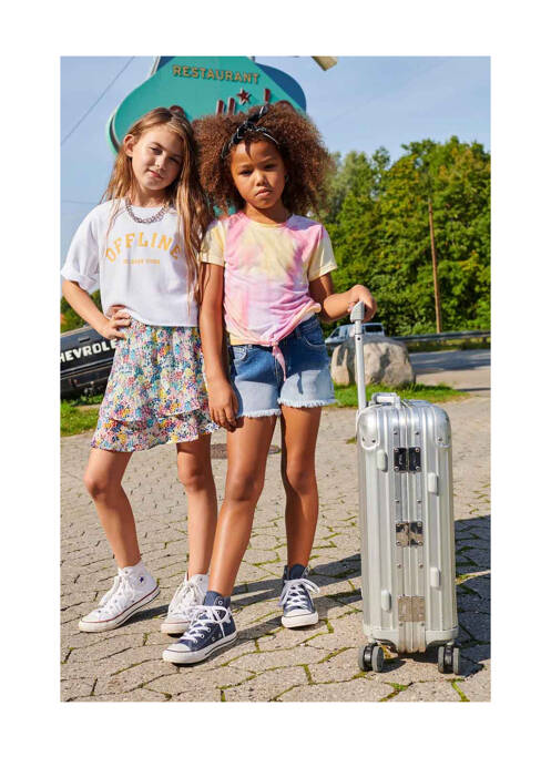 T-shirt blanc ONLY pour fille