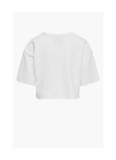 T-shirt blanc ONLY pour fille