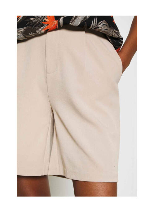 Short beige ONLY pour femme