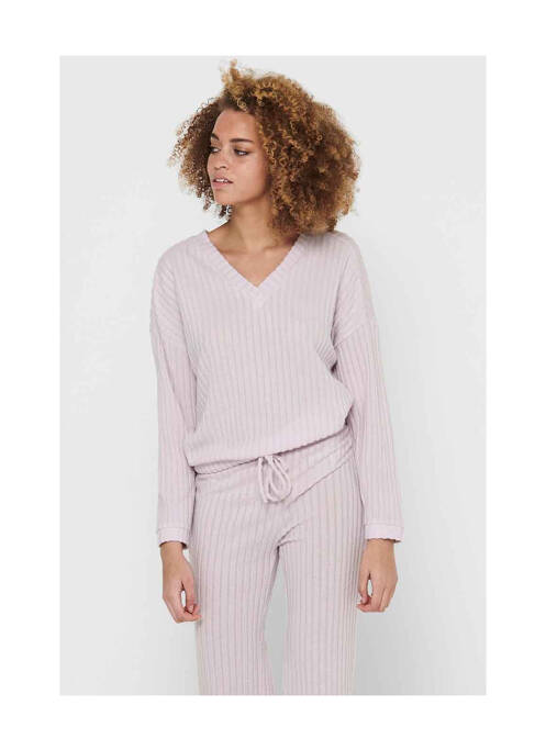 Pull violet ONLY pour femme