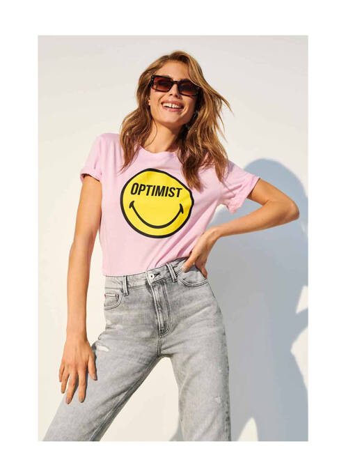 T-shirt violet ONLY pour femme