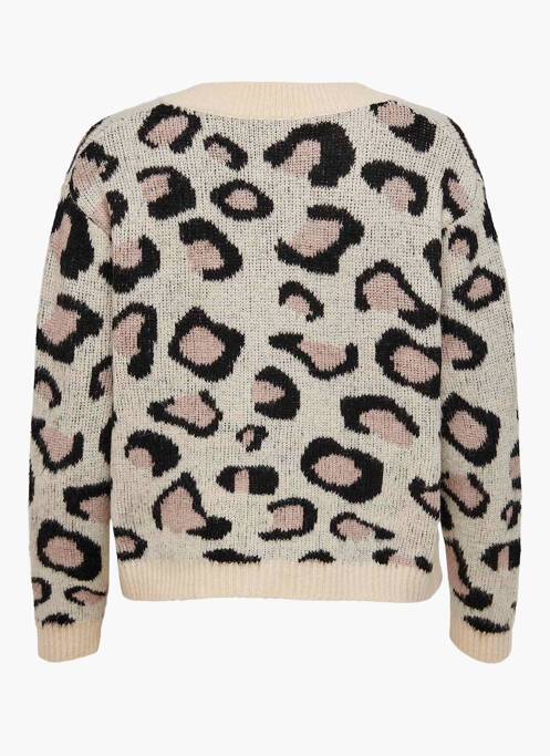 Gilet cache-cœur beige ONLY femme