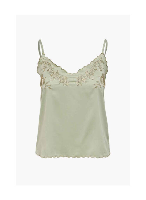 Débardeur vert ONLY pour femme