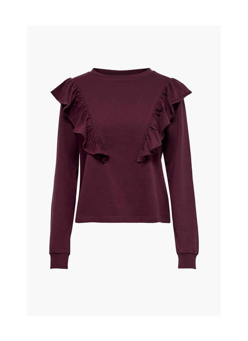 Sweat-shirt rouge JACQUELINE DE YONG pour femme