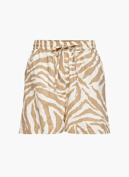 Short beige ONLY pour femme
