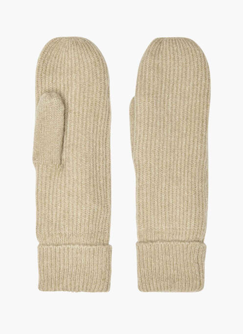 Gants beige ONLY pour femme