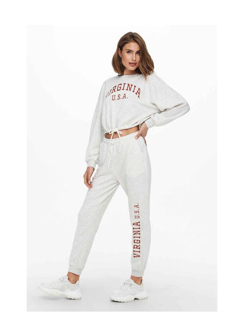 Jogging gris ONLY pour femme