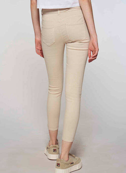 Pantalon slim beige ONLY pour femme