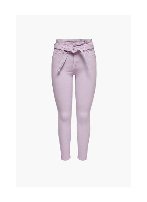 Pantalon slim violet ONLY pour femme