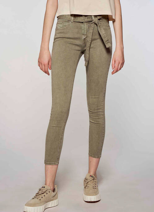 Pantalon slim gris ONLY pour femme