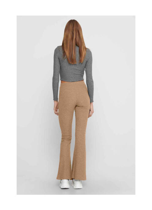Pantalon flare beige ONLY pour femme