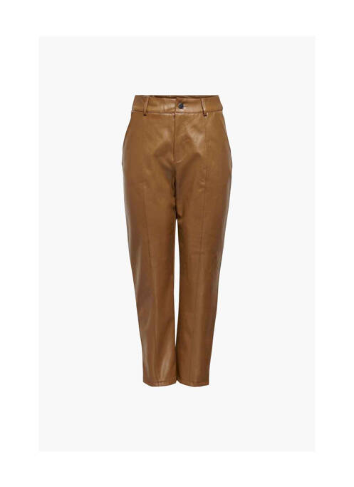 Pantalon droit marron ONLY pour femme