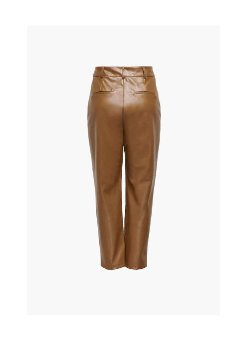 Pantalon droit marron ONLY pour femme