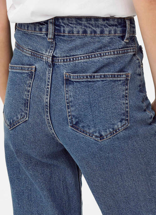 Jeans coupe large bleu ONLY pour femme