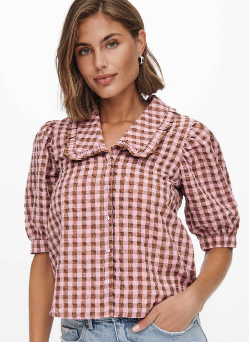 Top rose ONLY pour femme