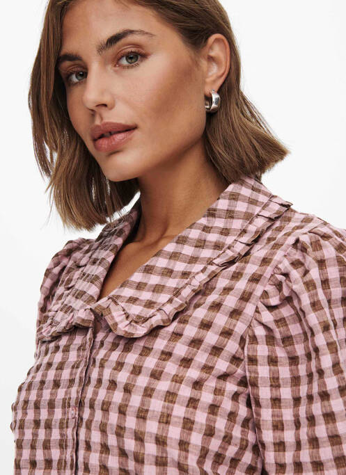 Top rose ONLY pour femme