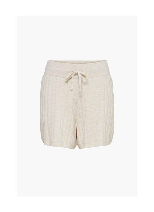 Short beige ONLY pour femme