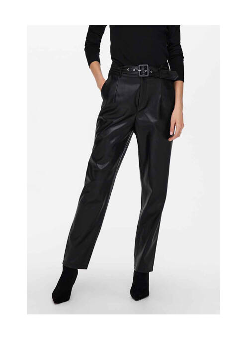 Pantalon droit noir ONLY pour femme