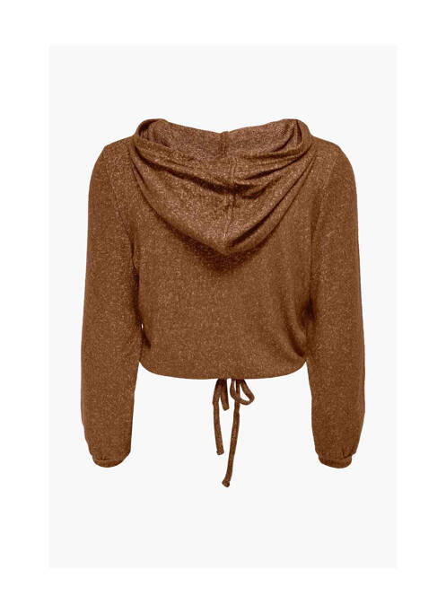 Sweat-shirt à capuche marron ONLY pour femme