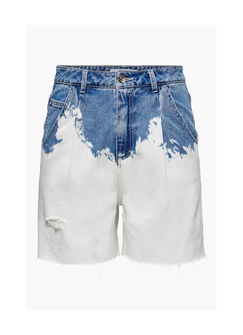 Short bleu ONLY pour femme