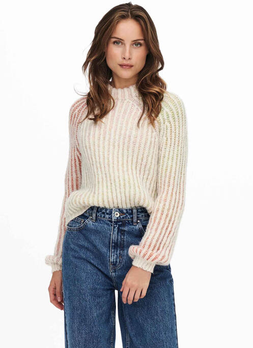 Pull beige ONLY pour femme