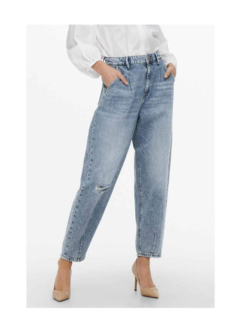 Jeans coupe droite bleu ONLY pour femme