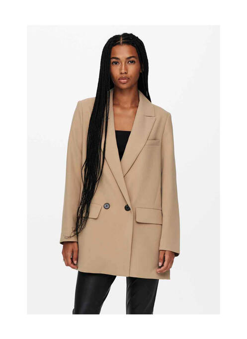 Blazer marron ONLY pour femme