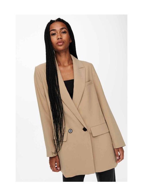 Blazer marron ONLY pour femme