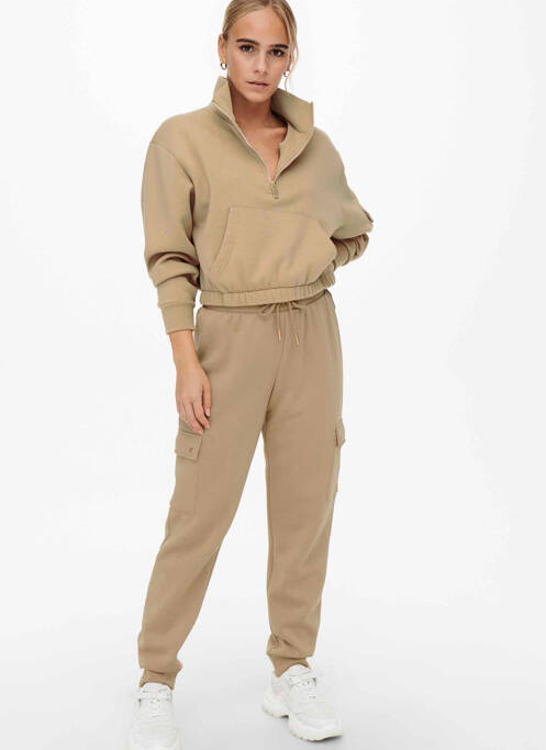 Jogging beige ONLY pour femme