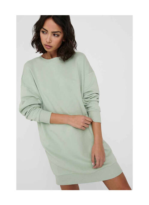 Robe courte vert ONLY pour femme