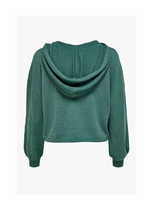 Sweat-shirt à capuche vert ONLY femme