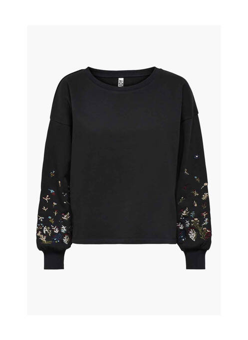 Sweat-shirt noir JACQUELINE DE YONG pour femme