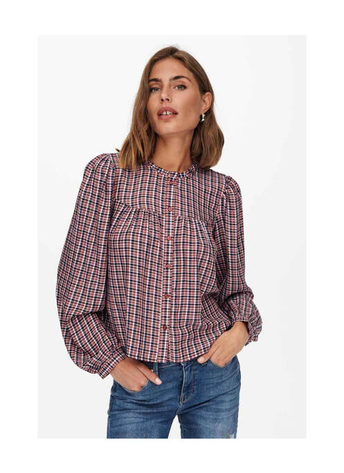 Chemisier marron ONLY pour femme