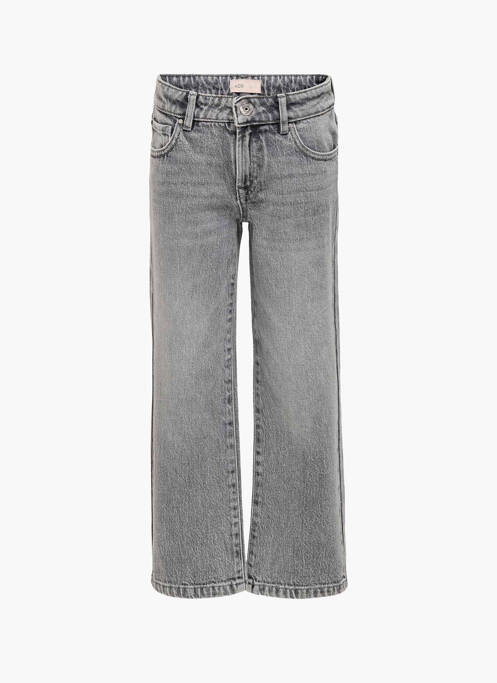 Jeans coupe droite gris ONLY pour fille